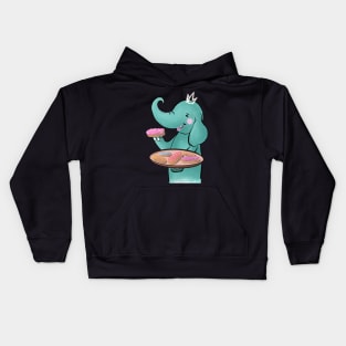 Elephant Tiffan & eclair Kids Hoodie